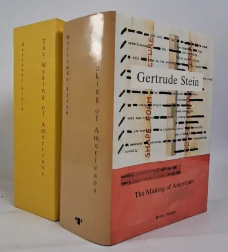 Buch: The Making of Americans, Gertrude Stein, 2016, Ritter Verlag