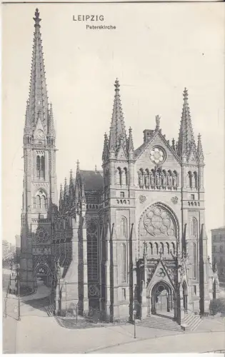 AK Leipzig. Peterskirche, 1908, Dr. Trenkler Co., Postkarte, ungelaufen, gut