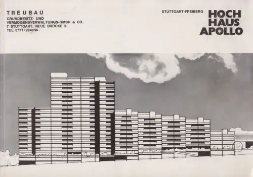 Heft: Hochhaus Apollo, Stuttgart-Freiberg, Max-Brod-Weg, Kurt Storm