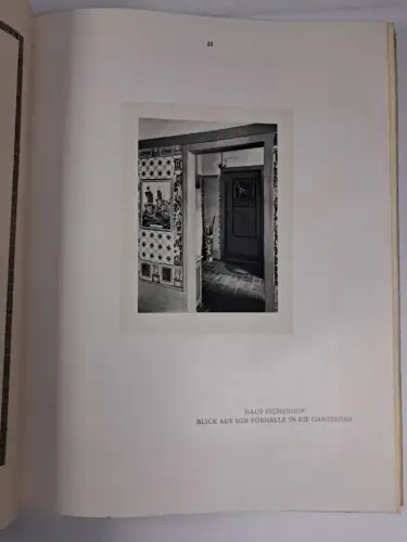 Buch: Landhäuser und Innenräume, Architekt Fritz August Breuhaus, 1911, E. Ohle