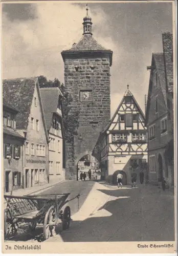 AK In Dinkelsbühl, ca. 1941, Trude Schaumlöffel, Postkarte, gelaufen, gebraucht