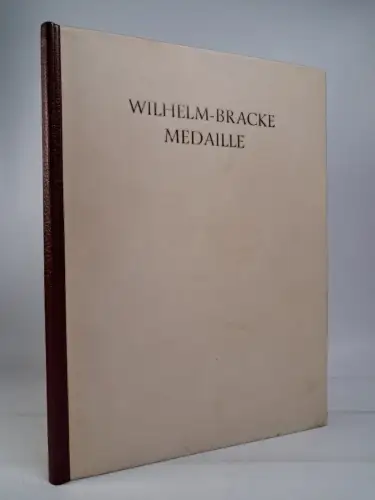 Mappe mit 1 Urkunde zur Wilhelm-Bracke-Medaille, 1978, Börsenverein Leipzig, DDR