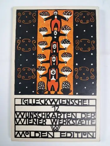 Lot: Glückwünsche - 12 Wunschkarten der Wiener Werkstätte, 1981, Molden Edition