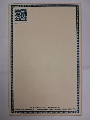 Lot: Glückwünsche - 12 Wunschkarten der Wiener Werkstätte, 1981, Molden Edition