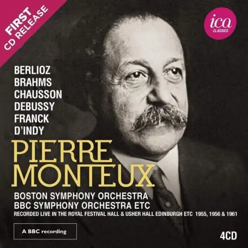 CD-Box: Pierre Monteux, 2018, Berlioz, Brahms, Chausson, Debussy, Franck, 4 CDs