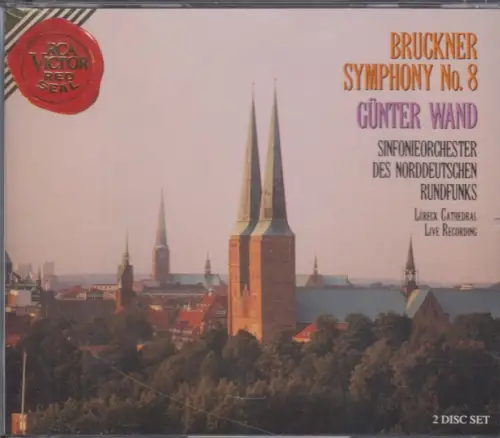 Doppel-CD: Anton Bruckner, Symphonie No. 8, 1990, Günter Wand, Red Seal, Klassik