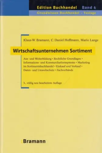 Buch: Wirtschaftsunternehmen Sortiment, Klaus-W., 2008, Bramann, sehr gut