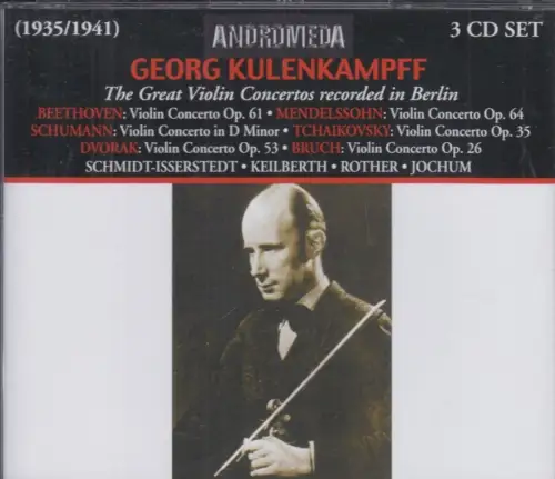 CD-Box: Georg Kulenkampff, The Great Violin concertos recorded in Berlin