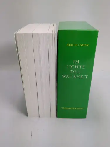 Buch: Im Lichte der Wahrheit, Abd-ru-shin, 3 Bände, 1990, Stiftung Gralsbotschaf