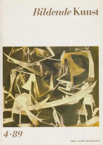 Bildende Kunst 4/89, Verband Bildender Künstler der DDR, gebraucht, gut