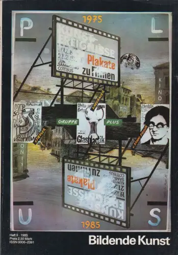 Bildende Kunst 9/1985, Verband Bildender Künstler der DDR, gebraucht, gut