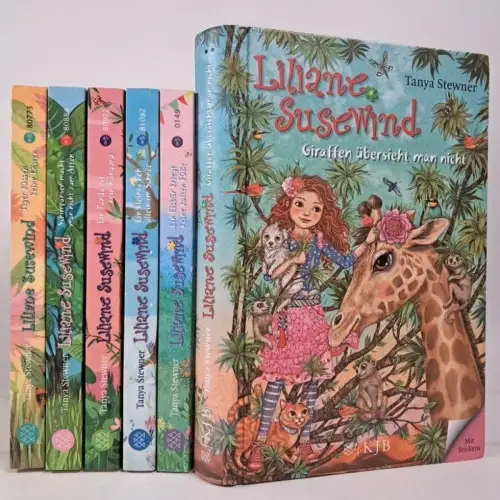 6 Bücher Liliane Susewind, Tanya Stewner, Tiger, Affen, Pabda, Reh, Eisbär ...
