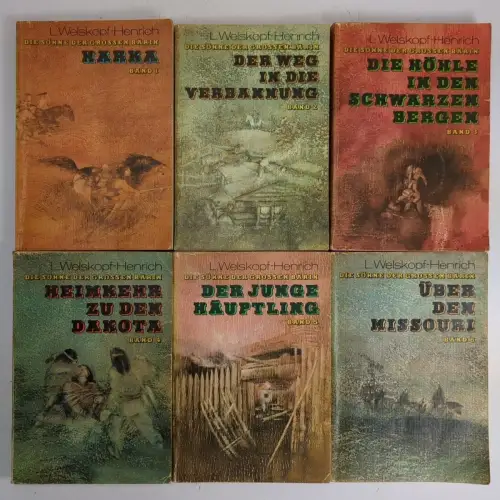 Buch: Die Söhne der großen Bärin 1-6, L. Welskopf-Henrich, Altberliner, 6 Bände