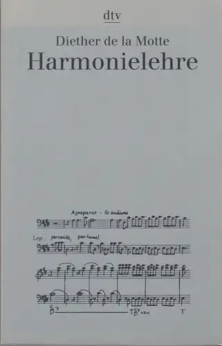 Buch: Harmonielehre, Motte, Diether de la, 1997, dtv, gebraucht, sehr gut