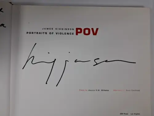 Buch: POV Portraits of Violence, James Higginson, 2001, d3G Press