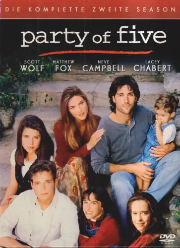 DVD-Box: Party of Five - Season 2, 2007, Sony, Serie, Drama, 6 DVDs, sehr gut