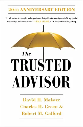 Buch: The Trusted Advisor, Maister, David H., 2021, Free Press, sehr gut