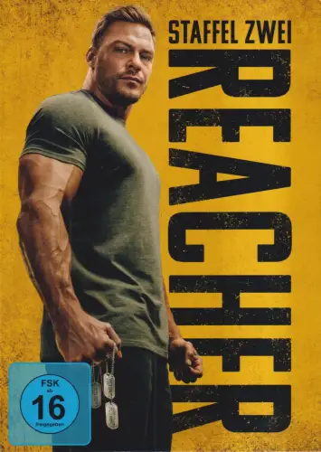 Doppel-DVD: Reacher - Staffel 2, 2024, Alan Ritchson u.a., Paramount, Action