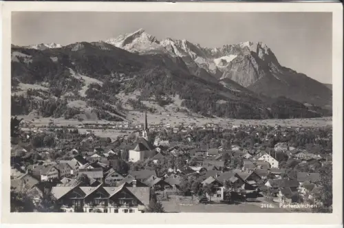 AK Partenkirchen, ca. 1932, B. Johannes Inh. E. Beckert, Postkarte, gelaufen