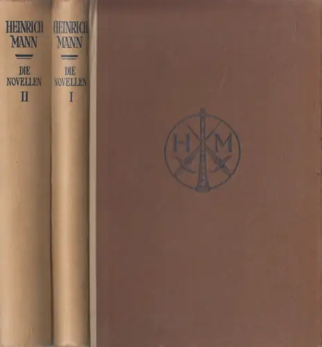 Buch: Die Novellen I+II, Heinrich Mann, Kurt Wolff Verlag, 2 Bände
