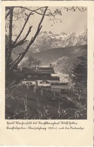AK Haus Wachenfeld des Reichskanzlers. Berchtesgaden - Obersalzberg, ca. 1934