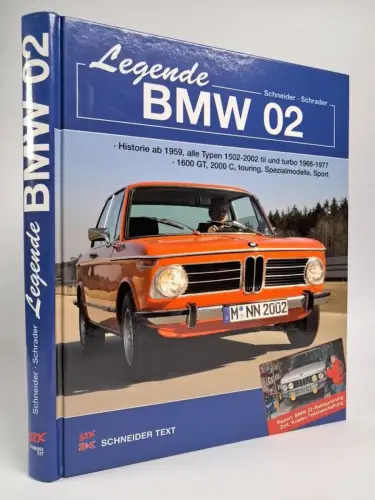 Buch: Legende BMW 02, Historie ab 1959. Schneider & Schrader, Delius Klasing