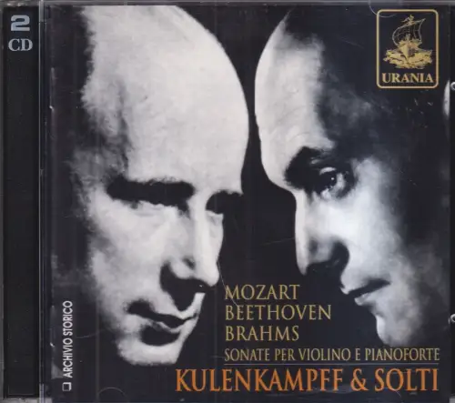 Doppel-CD: Kulenkampff / Solti, Mozart / Beethoven / Brahms, 1999, Urania