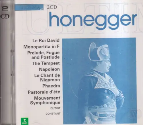 Doppel-CD: Arthur Honegger, Le Roi David / Orchestral music, 1998, Erato