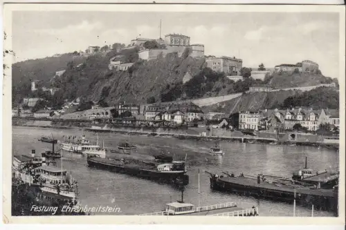 AK Festung Ehrenbreitstein, ca. 1930, Conrad Jacobi, Postkarte, gelaufen