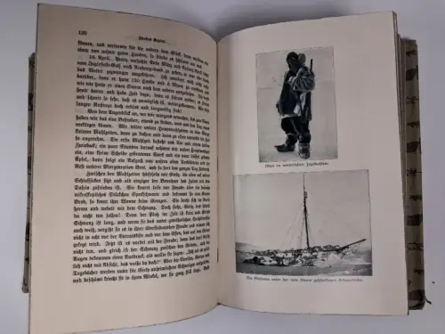 Buch: Ein arktischer Robinson, Kapitän Mikkelsen, 1913, F. A. Brockhaus Verlag