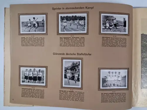 Sammelbilderalbum: Bulgaria Sport-Photos, vollständig! Bulgaria-Zigarettenfabrik