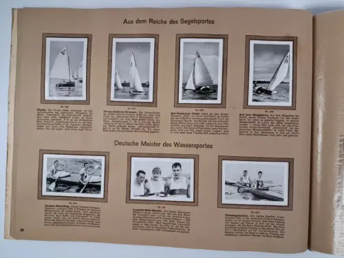 Sammelbilderalbum: Bulgaria Sport-Photos, vollständig! Bulgaria-Zigarettenfabrik