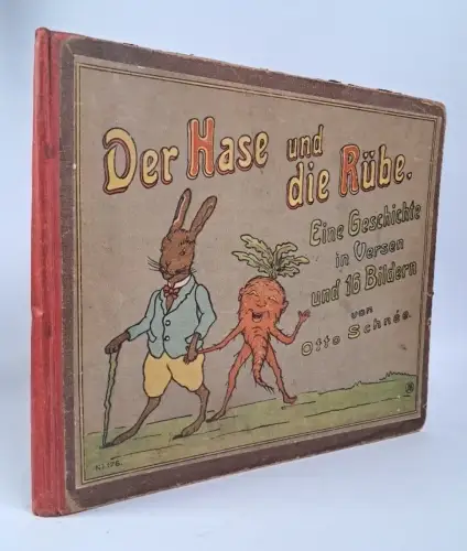 Buch: Der Hase und die Rübe, Otto Schnee, 1910, Verlag Adolph Engel