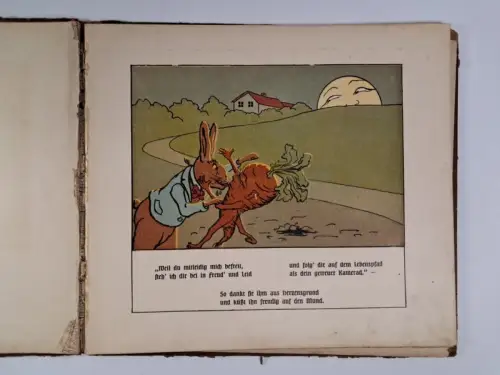 Buch: Der Hase und die Rübe, Otto Schnee, 1910, Verlag Adolph Engel