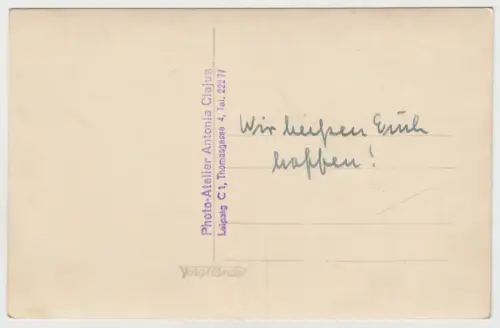 AK Portrait Junge Mutter mit kleinem Mädchen (Didi), Antonia Clajus, 1940