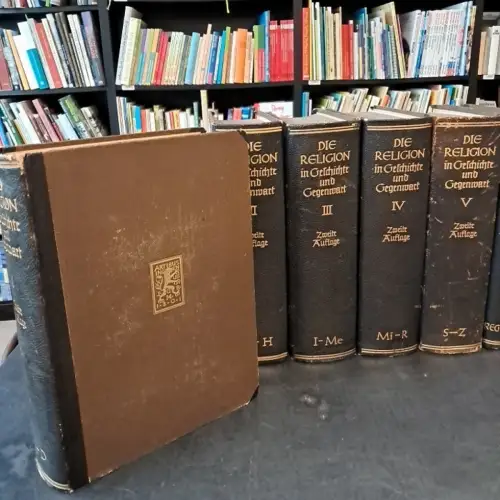 Buch: Die Religion in Geschichte und Gegenwart, 6 Bände, 1927, J. C. B. Mohr
