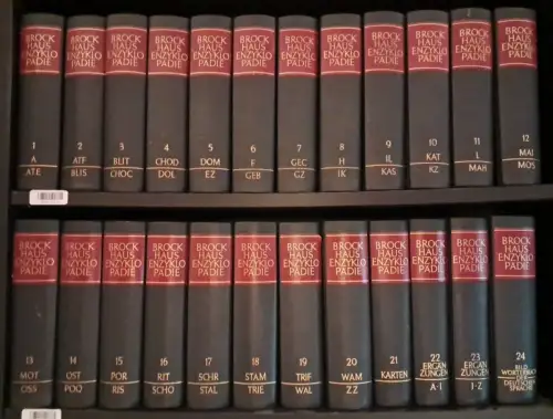 Buch: Brockhaus Enzyklopädie in zwanzig Bänden, 1966, Brockhaus, 24 Bände