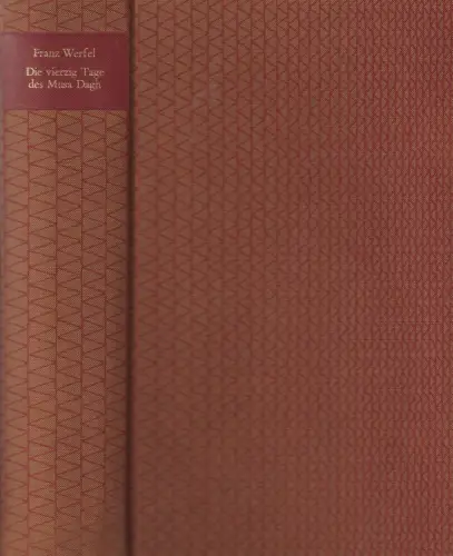 Buch: Die vierzig Tage des Medusa Dagh, Werfel, Franz, Deutscher Bücherbund