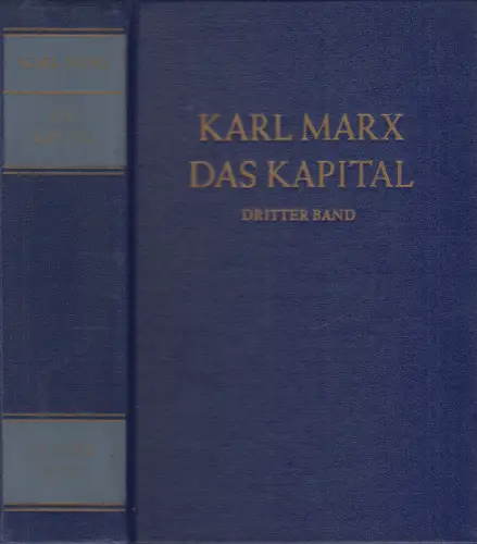 Buch: Das Kapital, Band 3, Marx, Karl, 1971, Dietz Verlag, gebraucht, gut