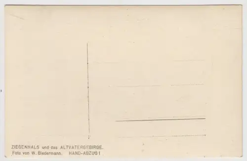 AK Bad Ziegenhals mit Bischofskoppe, 890 m, Glucholazy, Postkarte, ungelaufen