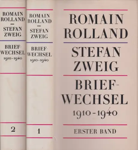 Buch: Romain Rolland & Stefan Zweig - Briefwechsel 1910-1940, 2 Bände, 1987, R&L
