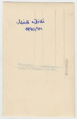 AK Portrait Junge Mutter mit kleinem Mädchen (Didi), Clajus, 1940, Leipzig