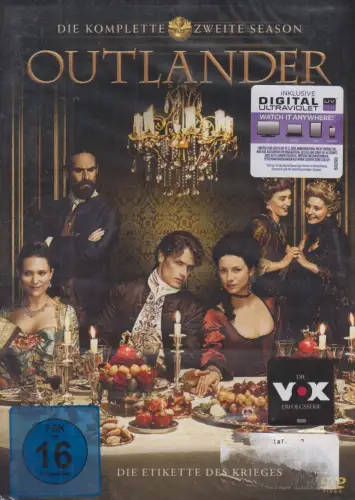 DVD-Box: Outlander - Staffel 2, 2016, Serie, 6 DVDs, Original eingeschweißt