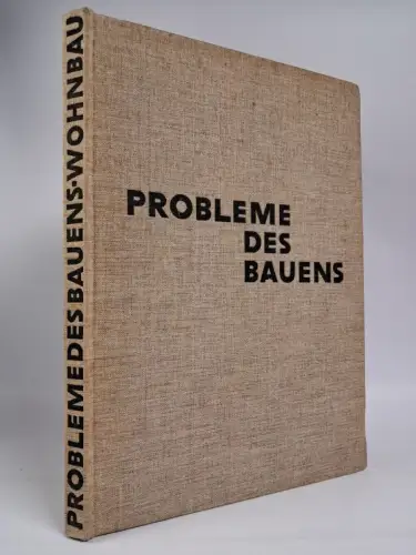 Buch: Probleme des Bauens, Der Wohnbau. Fritz Block, 1928, Müller & Kiepenheuer