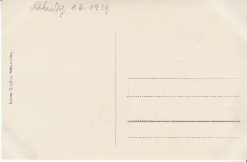 AK Flughafen Halle/Leipzig b. Schkeuditz, ca. 1929, Bruno Kössler, Postkarte