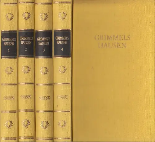 Buch: Johann Jakob Grimmelshausens Werke in vier Bänden. 1984, BDK, Aufbau Vlg.