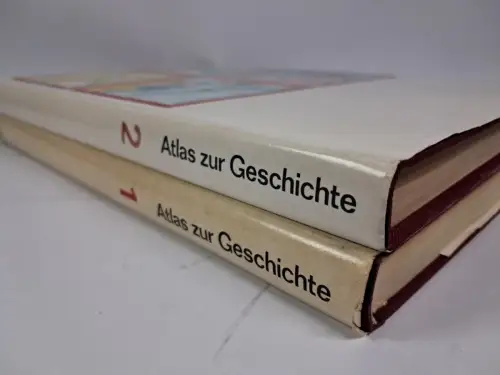 Buch: Atlas zur Geschichte in zwei Bänden, Hermann Haack Verlag, 1973/1982
