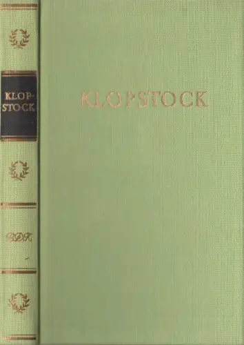 Buch: Friedrich Gottlieb Klopstocks Werke in einem Band, 1983, BDK, Aufbau Vlg.