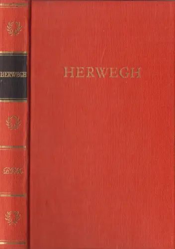 Buch: Georg Herweghs Werke in einem Band, 1977, Bibliothek Deutscher Klassiker