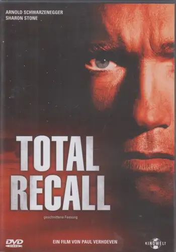 DVD: Total Recall, 1987, Arnold Schwarzenegger, Sharon Stone, Science Fiction